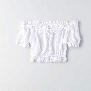 Don't Ask Why American Eagle Brand Off Shoulder
Boho Crop Top One Size